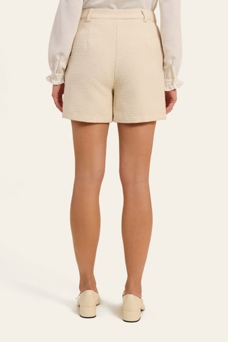 Short de tiro alto - Crudo