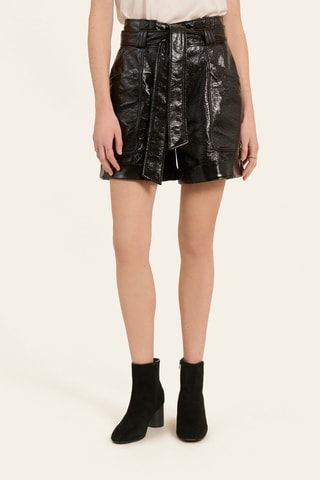 Short de tiro alto - Negro