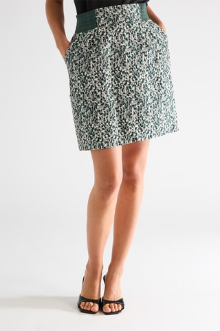 Falda recta - Verde oscuro