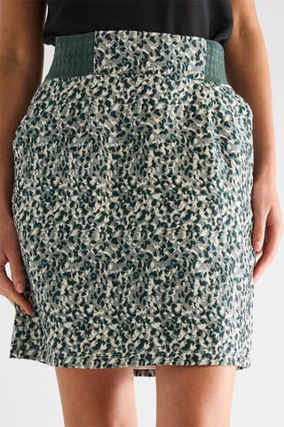 Falda recta - Verde oscuro