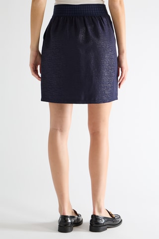 Falda recta - Azul marino