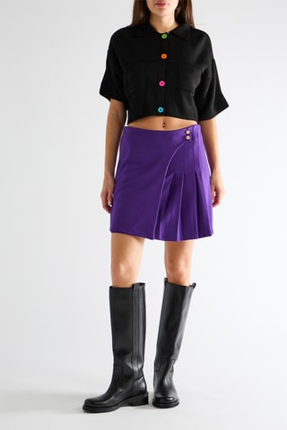 Falda cruzada - Violeta