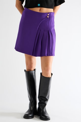 Falda cruzada - Violeta