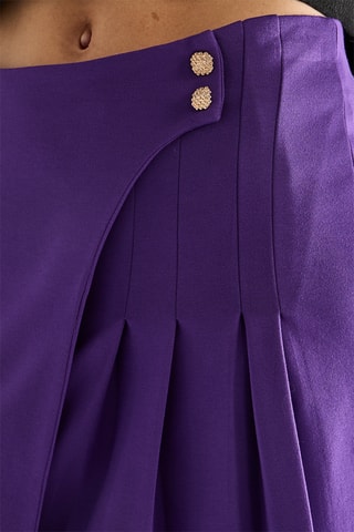 Falda cruzada - Violeta