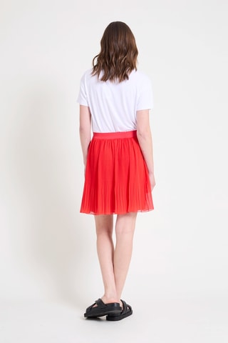 Falda plisada - Rojo