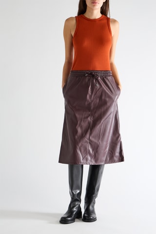 Falda midi - Violeta