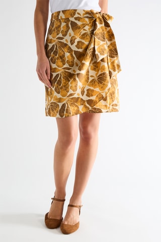 Falda - Beige y amarillo