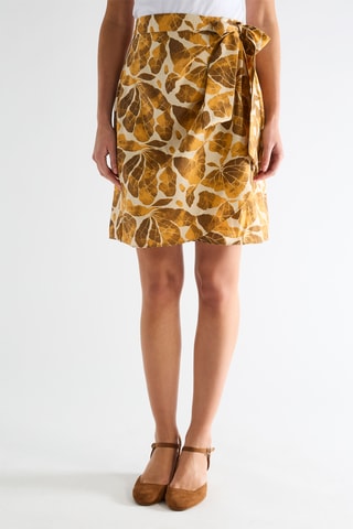 Falda - Beige y amarillo