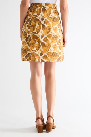 Falda - Beige y amarillo