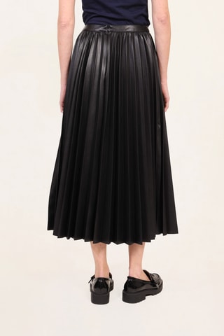 Falda plisada - Negro