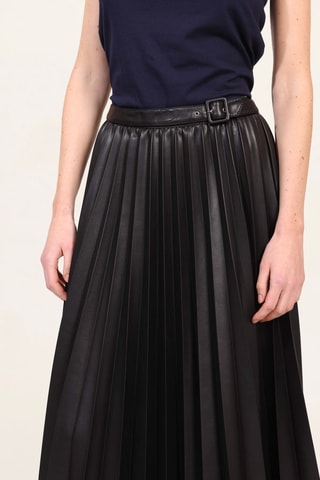 Falda plisada - Negro