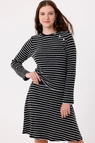 Falda trapecio - Negro