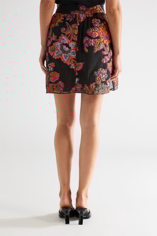 Falda evasé - Negro