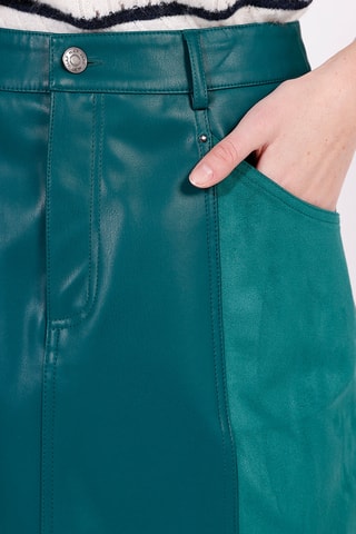 Falda recta - Verde esmeralda