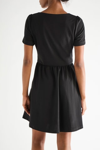 Vestido evasé - Negro