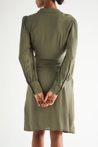 Vestido camisero - Caqui