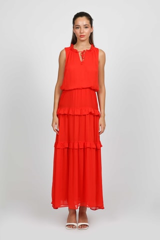 Vestido recto - Rojo