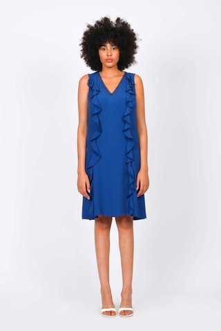 Vestido recto - Azul rey