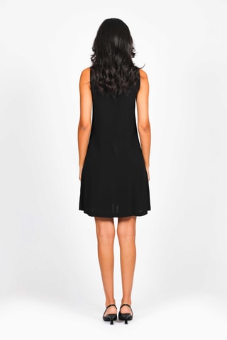 Vestido recto - Negro