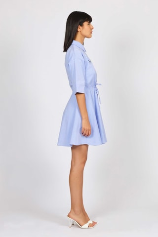 Vestido evasé - Azul claro