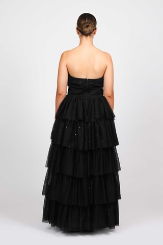 Vestido bustier - Negro