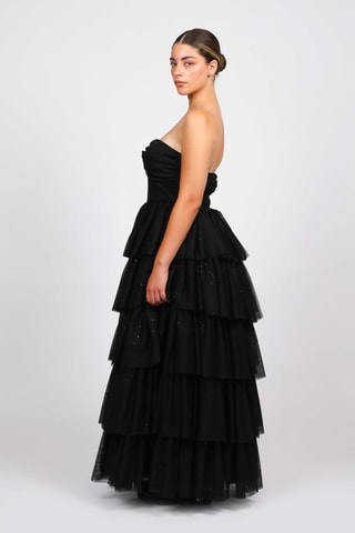Vestido bustier - Negro