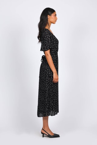 Vestido midi - Negro