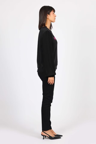 Sudadera - Negro y fucsia 