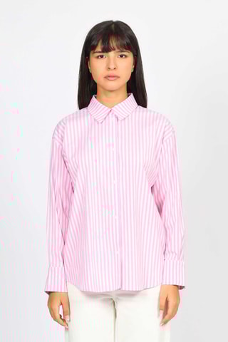 Camisa - Rosa y blanco