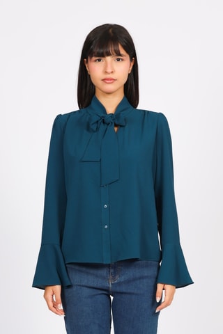 Camisa - Azul petróleo