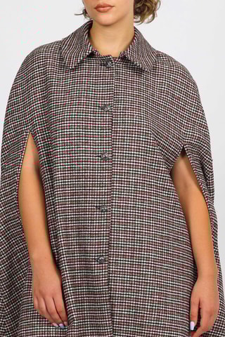 Abrigo - Crudo y rojo