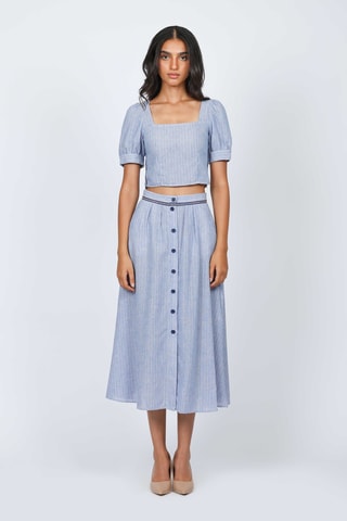 Crop top - Azul claro