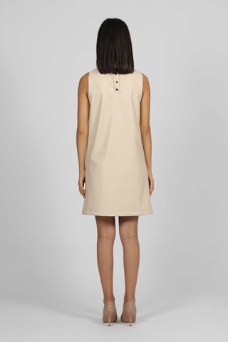 Vestido trapecio - Crudo