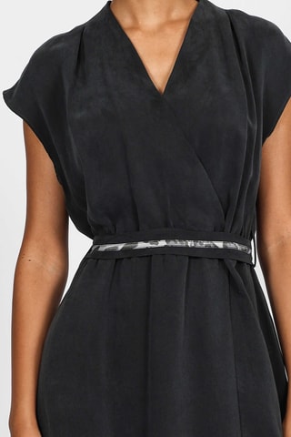 Vestido evasé - Antracita