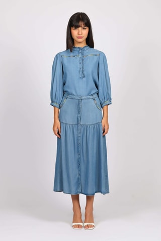 Blusa vaquera - Azul