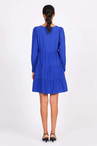 Vestido trapecio - Azul rey