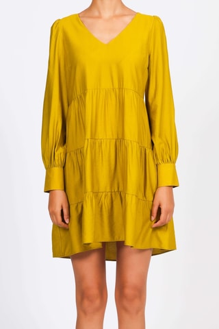 Vestido trapecio - Amarillo