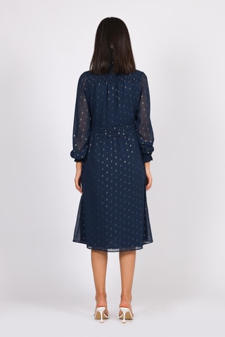 Vestido recto - Azul marino