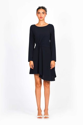 Vestido evasé - Azul marino