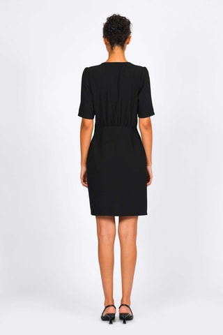 Vestido recto - Negro 