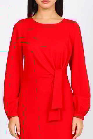 Vestido recto - Rojo