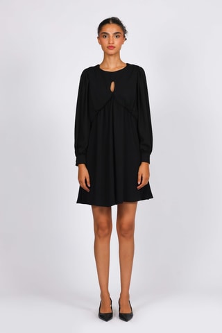 Vestido recto - Negro