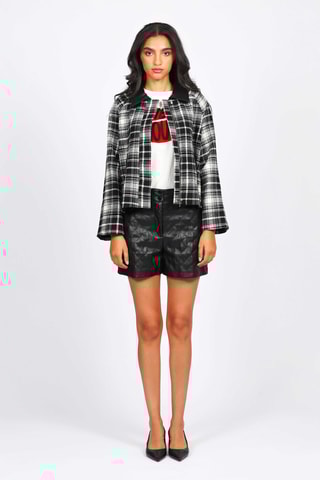 Chaqueta - Negro y crudo