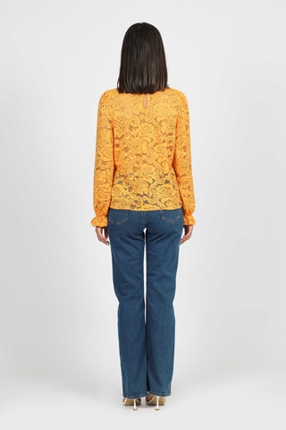 Top de encaje - Naranja