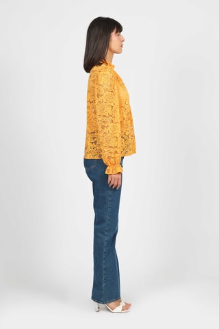 Top de encaje - Naranja