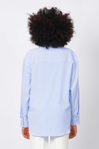 Camisa - Azul claro y blanco