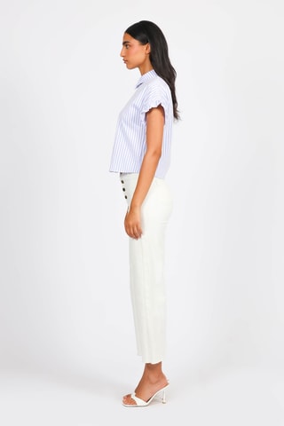 Camisa - Celeste y blanco