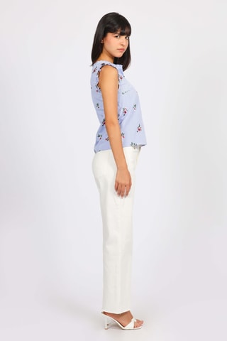 Blusa - Azul marino y blanco