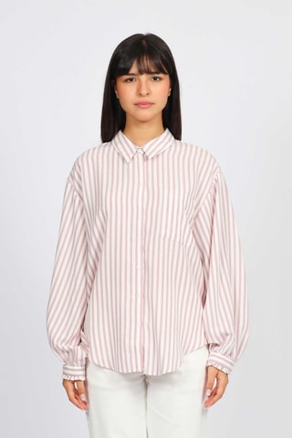 Camisa - Blanco y violeta