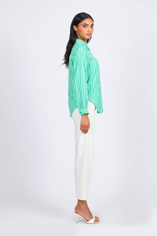 Camisa - Verde y rosa